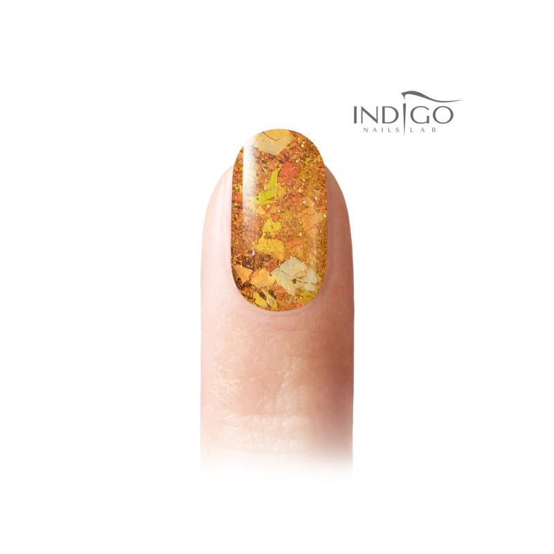 Flame Effect op zwarte gelpolish