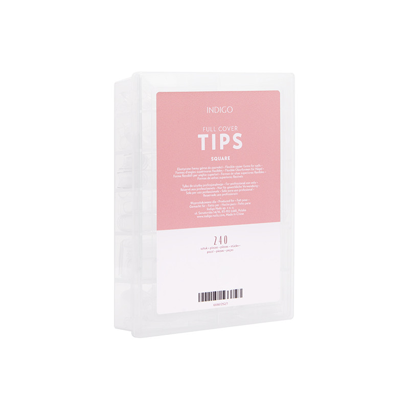 Full Cover Tips Indigo - Square