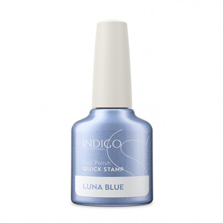 Luna Blue Metallic Quick Stamp 7ml