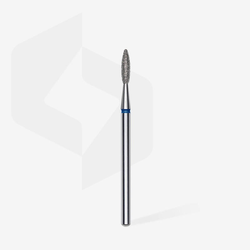 Carbide Diamant Flamme Bleu (8mm)