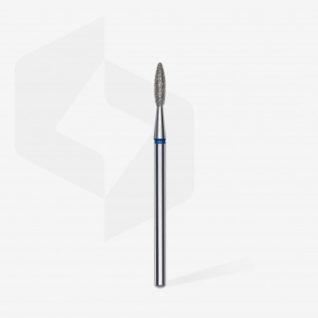 Carbide Diamant Flamme Bleu (8mm)