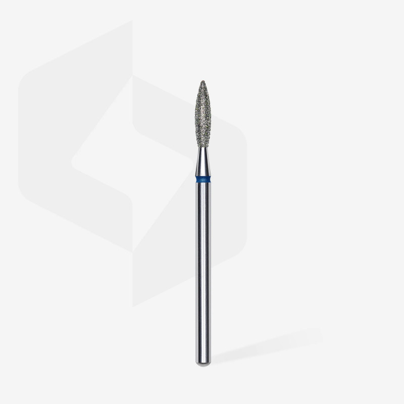 Carbide Diamant Flamme Bleu (10mm)