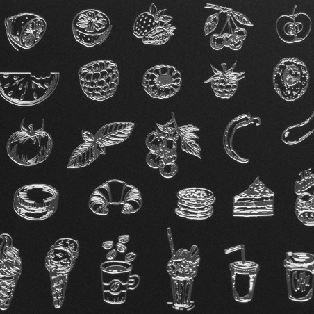 Foodie Indigo Stamping Plate