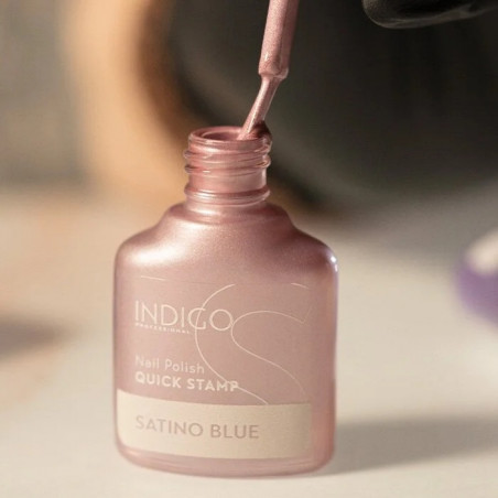 Satino Blue Metallic Quick Stamp 7ml
