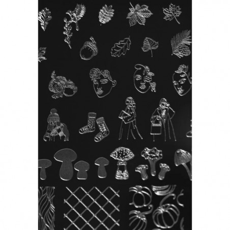 Autumn 1 Indigo Stamping Plate