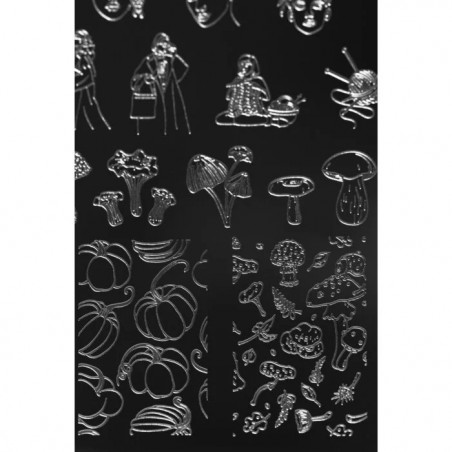 Autumn 1 Indigo Stamping Plate