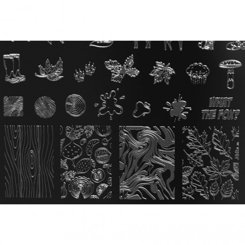 Autumn 2 Indigo Stamping Plate