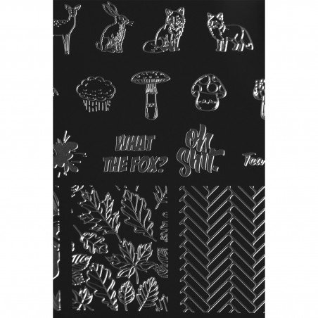 Autumn 2 Indigo Stamping Plate