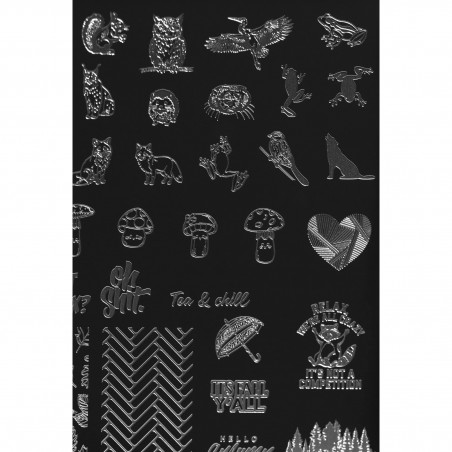 Autumn 2 Indigo Stamping Plate