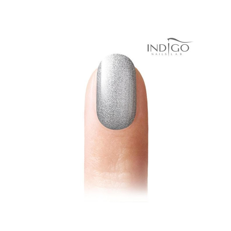 gel polish glitter Silver Princess