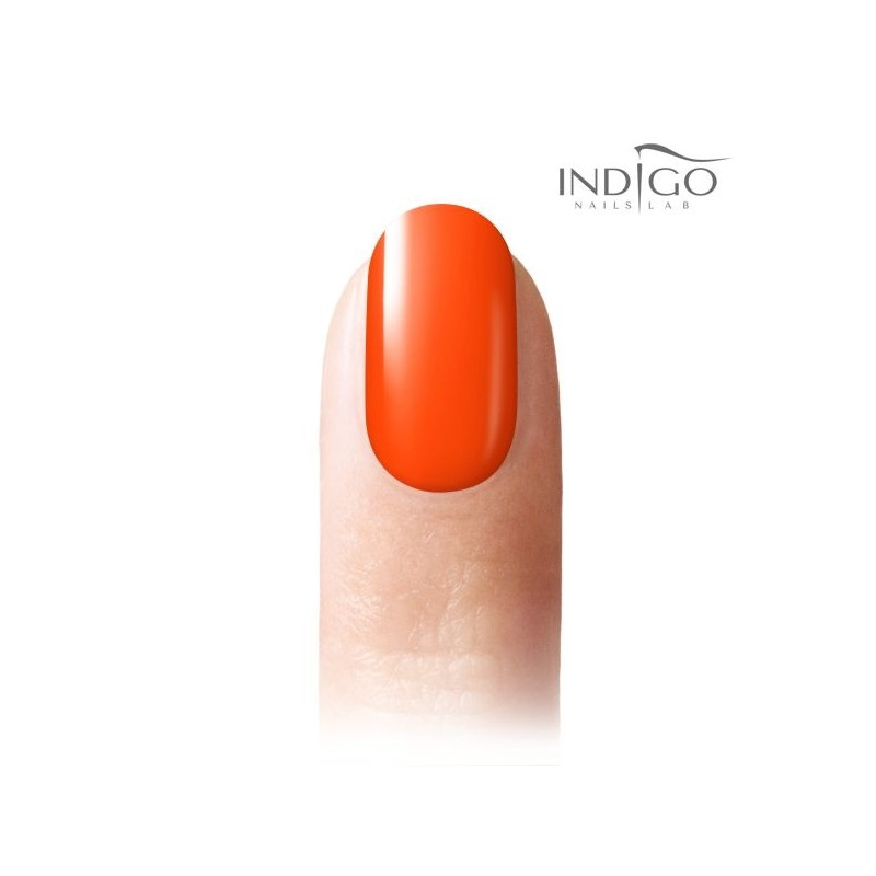 gel polish neon orange