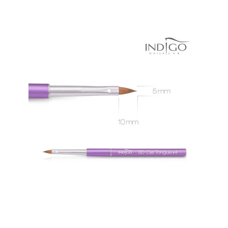 Indigo Gel Cat tongue n4 3d