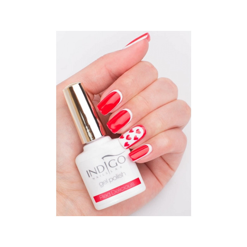 gel polish red delicious