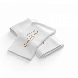 Indigo handdoek witte